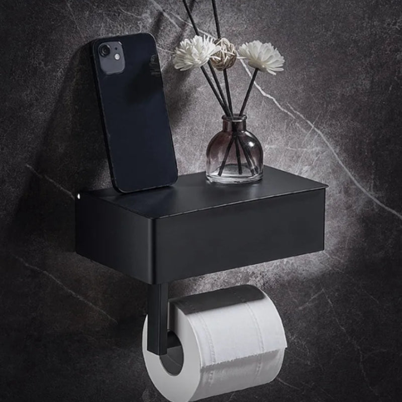 LuxeHold™ – Toilettenpapierhalter Mit Ablage Und Aufbewahrungsbox!