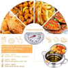ProCook Frittierpfanne™ - Professionelle Fritteuse mit Integriertem Thermometer